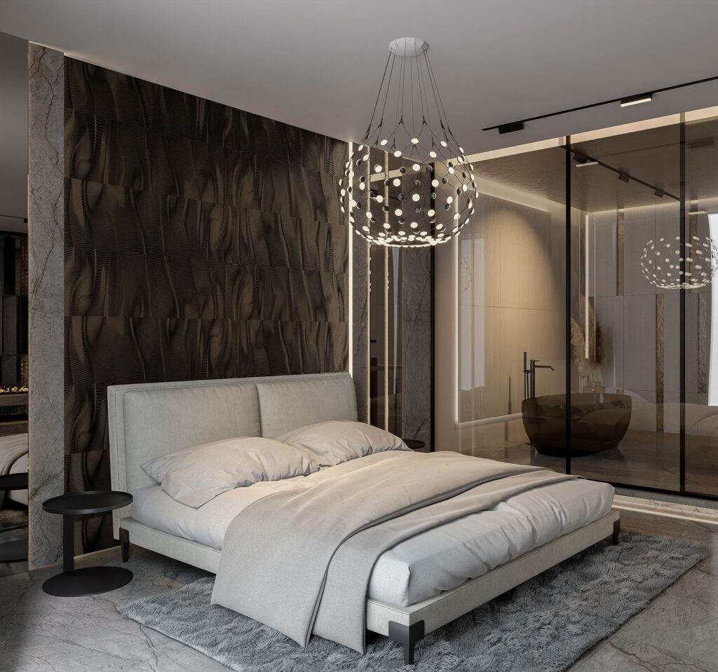 Sypialnia w nowoczesnej stylistyce